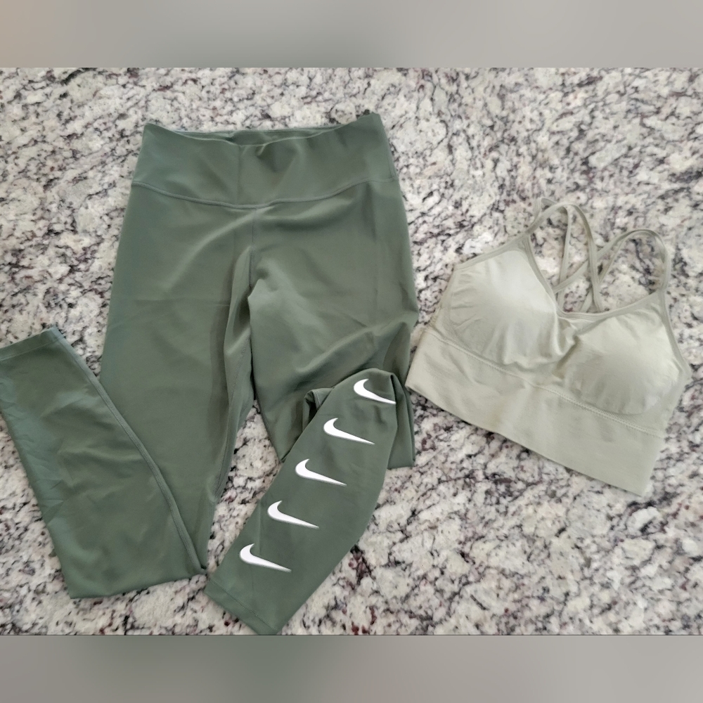 Nike Leggings and Sports Bra